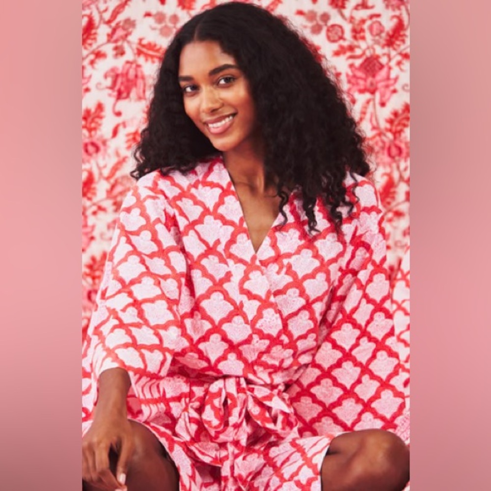 Roller Rabbit Jemina Kimono Robe